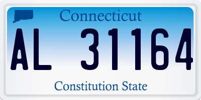 CT license plate AL31164