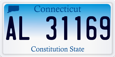 CT license plate AL31169
