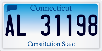 CT license plate AL31198