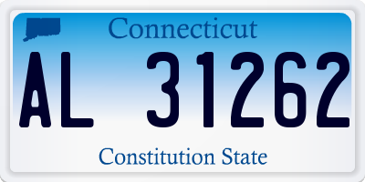 CT license plate AL31262