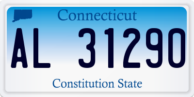 CT license plate AL31290