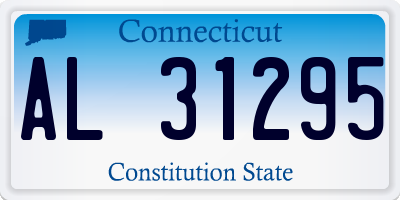 CT license plate AL31295