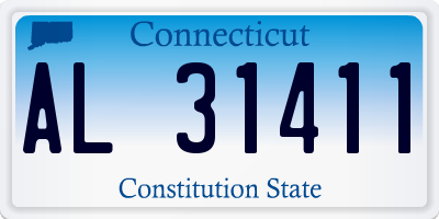 CT license plate AL31411