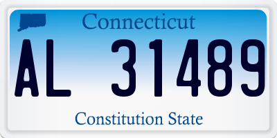CT license plate AL31489