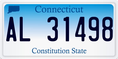 CT license plate AL31498