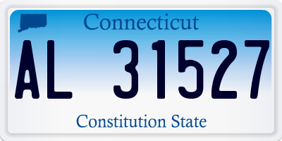 CT license plate AL31527