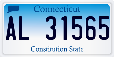 CT license plate AL31565