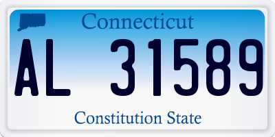 CT license plate AL31589