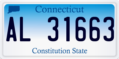 CT license plate AL31663