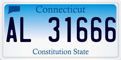 CT license plate AL31666
