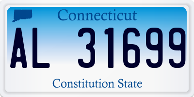 CT license plate AL31699