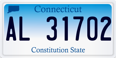 CT license plate AL31702