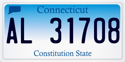CT license plate AL31708