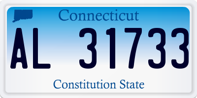CT license plate AL31733