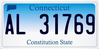 CT license plate AL31769