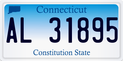 CT license plate AL31895