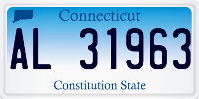 CT license plate AL31963