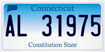 CT license plate AL31975