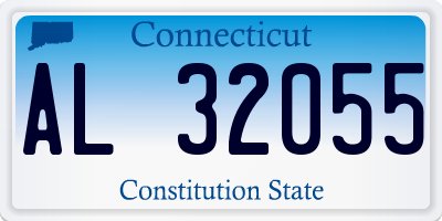 CT license plate AL32055