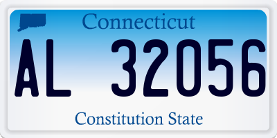 CT license plate AL32056