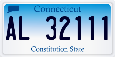 CT license plate AL32111