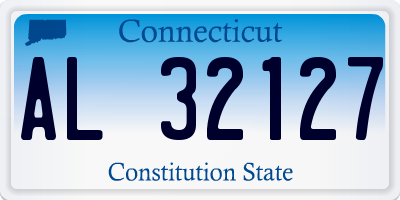 CT license plate AL32127