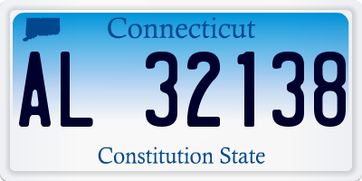 CT license plate AL32138