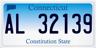 CT license plate AL32139