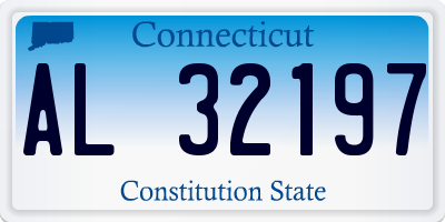 CT license plate AL32197