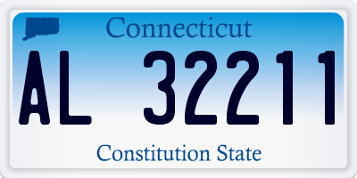 CT license plate AL32211