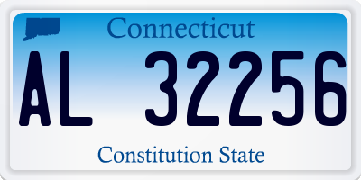 CT license plate AL32256