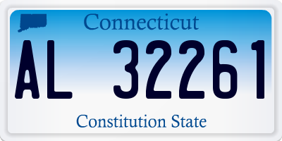 CT license plate AL32261