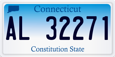 CT license plate AL32271