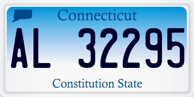 CT license plate AL32295