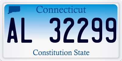 CT license plate AL32299