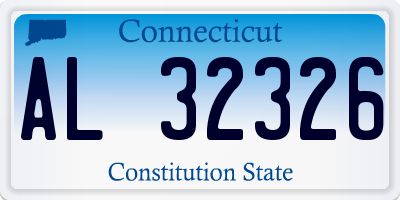 CT license plate AL32326