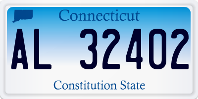 CT license plate AL32402
