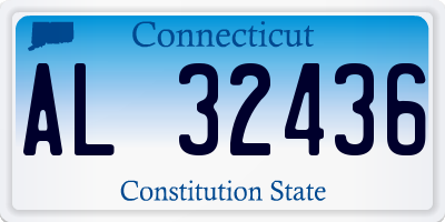 CT license plate AL32436