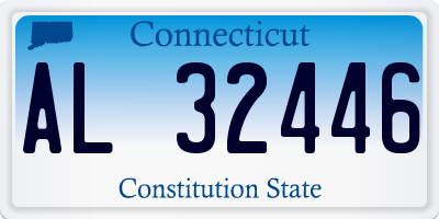 CT license plate AL32446