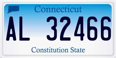 CT license plate AL32466
