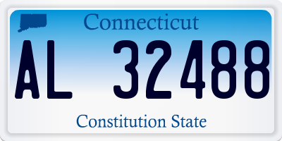 CT license plate AL32488