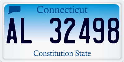 CT license plate AL32498