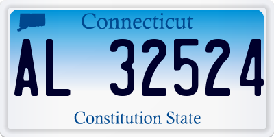 CT license plate AL32524