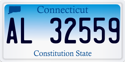 CT license plate AL32559