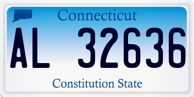 CT license plate AL32636
