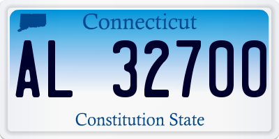 CT license plate AL32700