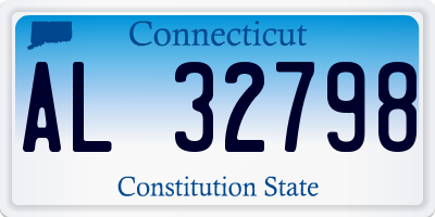 CT license plate AL32798