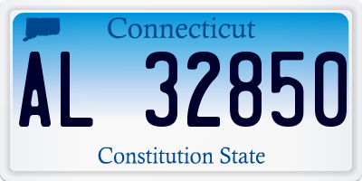 CT license plate AL32850