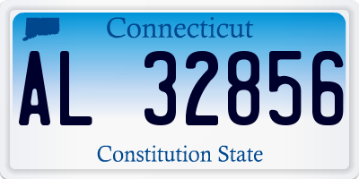 CT license plate AL32856