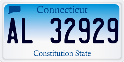 CT license plate AL32929